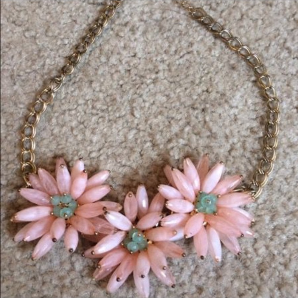 Beaded flower necklace